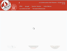 Tablet Screenshot of laregate-restaurant.com